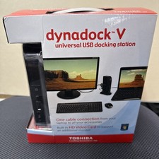 Toshiba Dynadock V Gen2 Universal USB Docking Station PA3778U-1PRP USB 2.0 New
