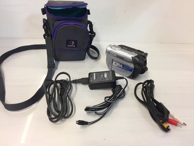 Sony Handycam DCR-DVD308 25x Optical Zoom Carl Zeiss DVD Camcorder (No Battery)