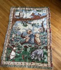 Classic Pooh Disney Crown Crafts Vintage Tapestry Throw Eeyore — photo 1