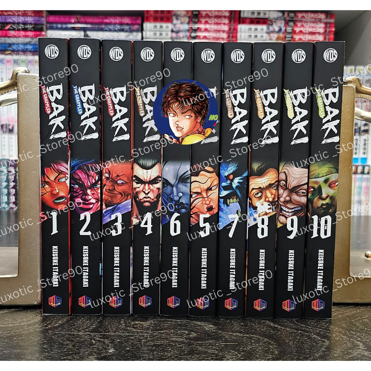 BAKI The Grappler Omnibus Manga Vol 1-10 English Edition Half/Full