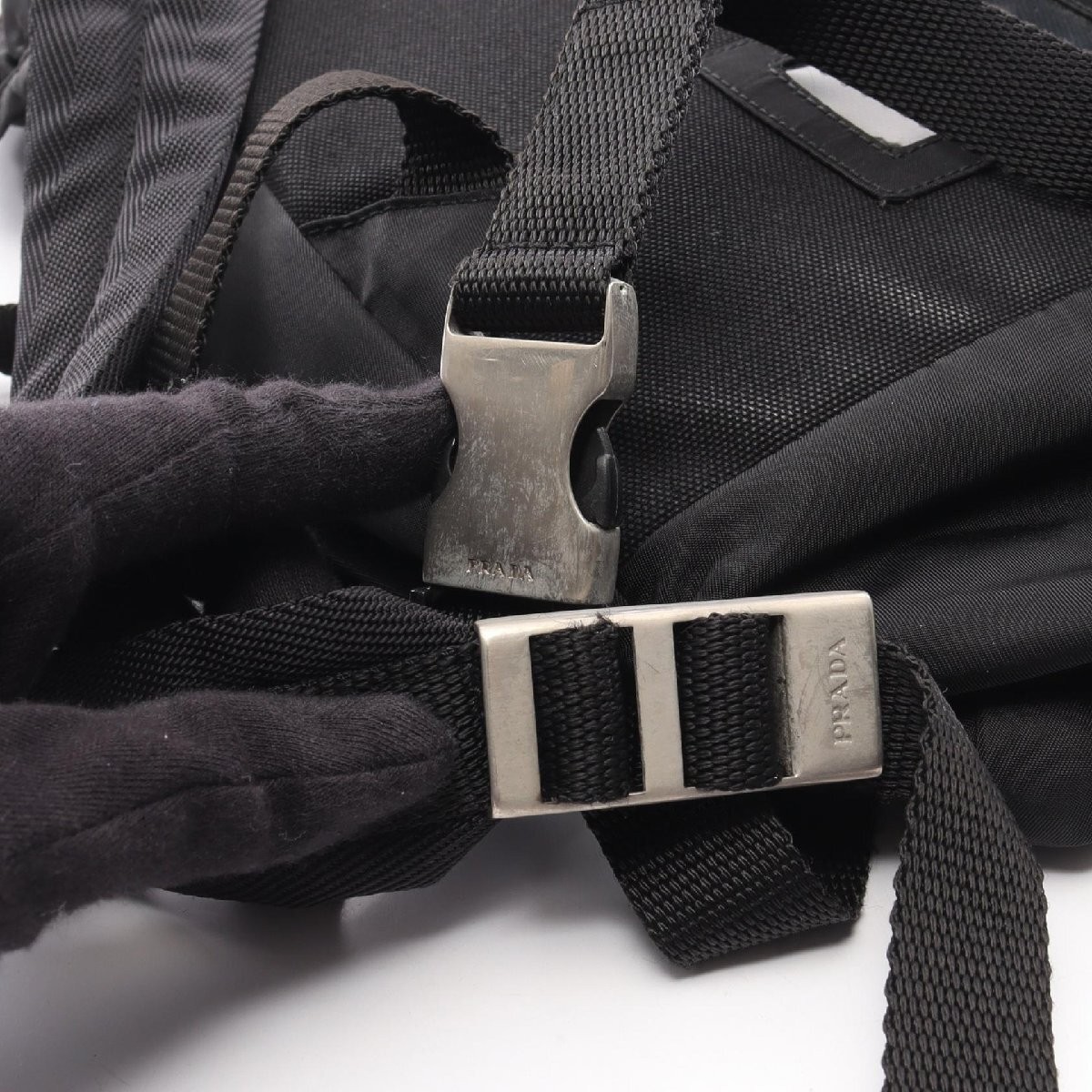 PRADA TESSUTO MONTAGN  PRADA Nylon Rucksack Backpack Nylon Used Women s from jap thumbnail 8