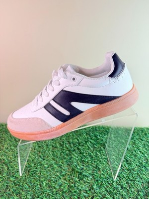 LUCKY STEP Air Cooled Women's Fashion Sneakers Casual Shoes Black White US 9