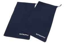SUITSUPPLY Torba na buty Unisex Jeden rozmiar Para 2-częściowa torba na kurz Granatowa