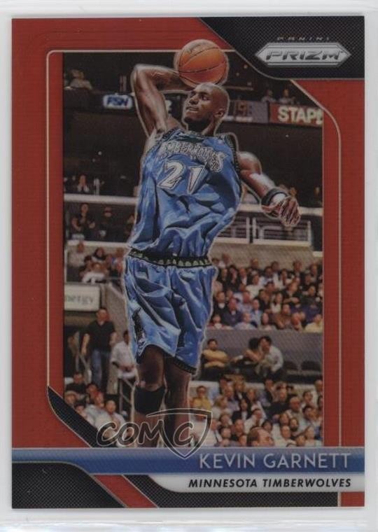 2018-19 Panini Prizm Red Prizm 38/299 Kevin Garnett #235 HOF s7f