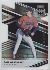 2020 Panini Elite Extra Edition 203rd Decade Die-Cut /203 Sam Weatherly #81 y0i