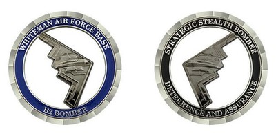 USAF WHITEMAN AFB B2 BOMBER COIN