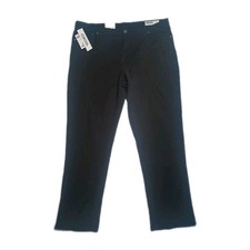 32 Degrees Cool Men's Performance Slim Straight Pants NWT Size 42 Black Stretch