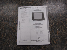 Sams Photofact 4298 Service Manual for Sanyo ...
