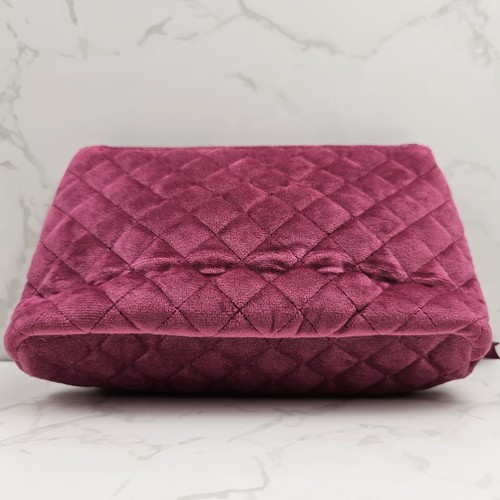 Vera Bradley Majestic Magenta Kompakt Organizer Gesteppt Samt Brustkrebs - Bild 11 von 19