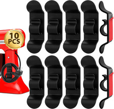Jeymei Cord Organizer for Kitchen Appliances 10Pcs Black Cord Winder Cord Keeper