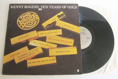 KENNY ROGERS Ten Years Of Gold (1981) Vinyl LP Compilation Liberty 3C 054-60380