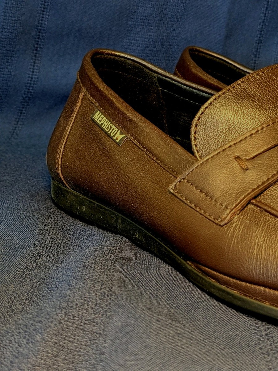 Mephisto Spinnaker Brown Leather Penny Loafer Air-Relax  display picture 2