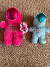Huggables Astronaut Space Man Soft Plush Toy Spaceman 11? & 9?