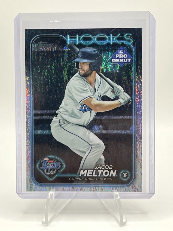 2024 Topps Pro Debut #PD-30 Jacob Melton Sparkle Foil #/175