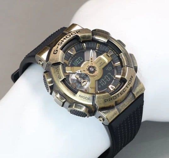 G-Shock GM-110 Steampunk Watch Steel Band Used 2019 Model image 4