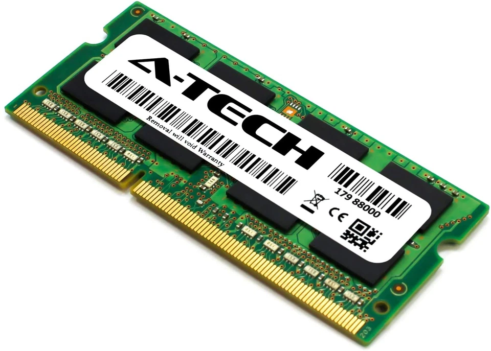 A-Tech 8GB (2X4Gb) DDR3 1600Mhz PC3-12800 CL11 SODIMM 204-Pin Non-Ecc SO-DIMM La - Image 3 of 4