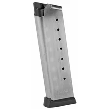 Mecgar 8 Rounds 45 ACP Magazine For 1911 Government, Nickel Finish - MGCG4508NPF