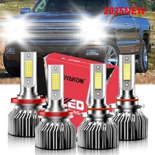 For Chevy Silverado 2500 2012-2018 LED Headlight Kit High&Low Beam Combo Bulbs