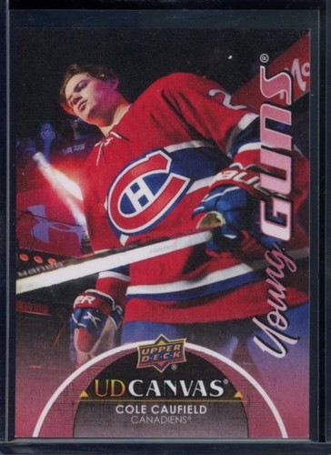 2021 UPPER DECK #C211 COLE CAUFIELD UD CANVAS YOUNG GUNS RC ROOKIE