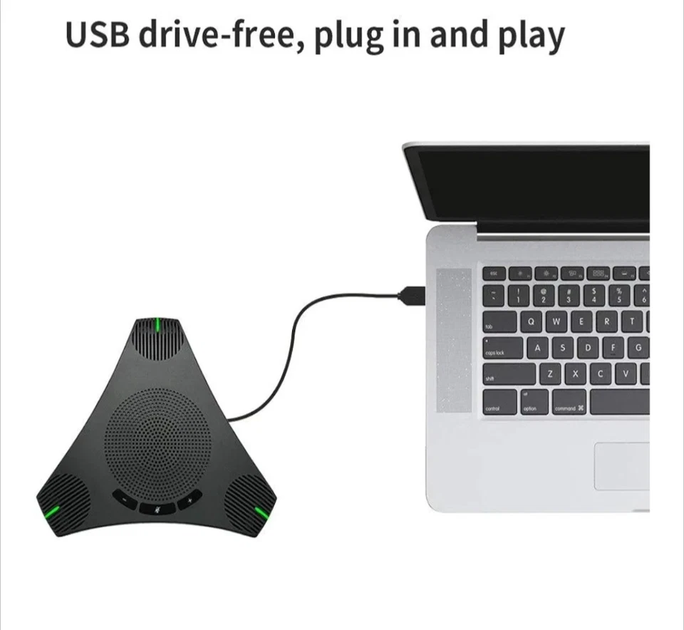 USB Speakerphone Conference Microphone Omnidirectional  Mic 360° W3G8 - Image 4 of 4