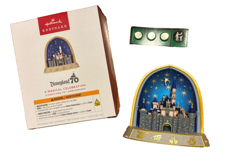 NEW HALLMARK 2025 A MAGICAL CELEBRATION DISNEYLAND 70TH ANNIVERSARY ORNAMENT