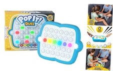 Pop It! Duel Bubble Popping Game for 1-2 Players 6 Ways to Play Memory -Open Box