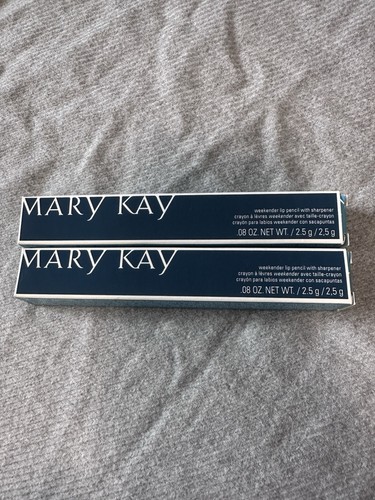 MARY KAY WEEKENDER MATITA LABBRA con temperamatite rosa sabbia zibellino rosa ~ 041009~ nuova con scatola