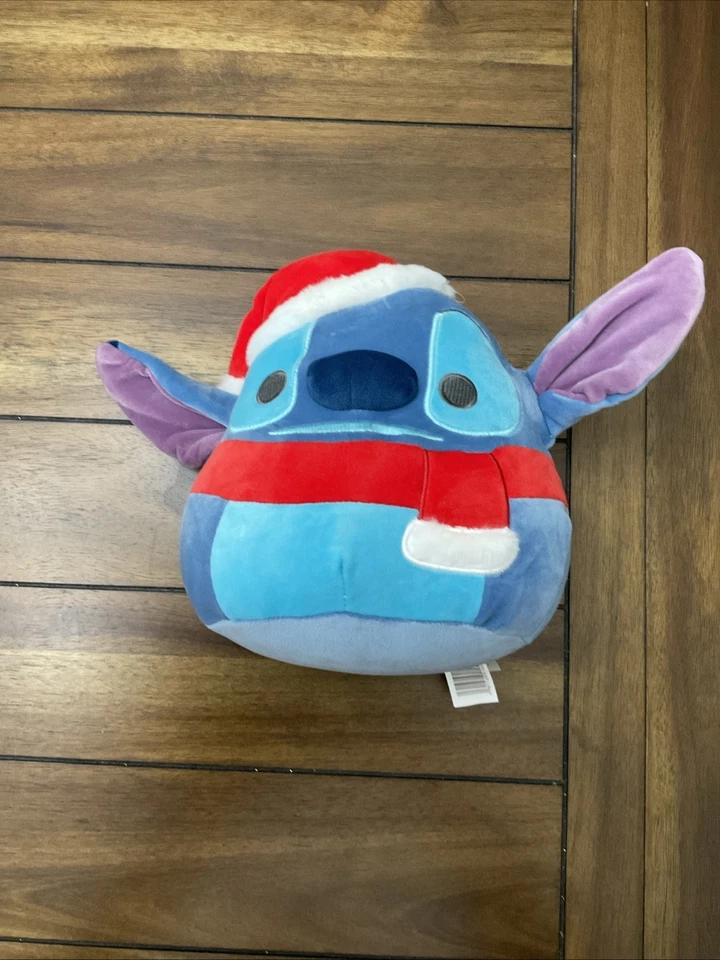Original Squishmallows 8" Disney Lilo & Stitch-Stitch Santa Hat Christmas Plush - Image 3 of 4