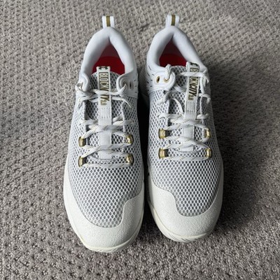 Under Armour Womens HOVR Block City Gold and White Shoes