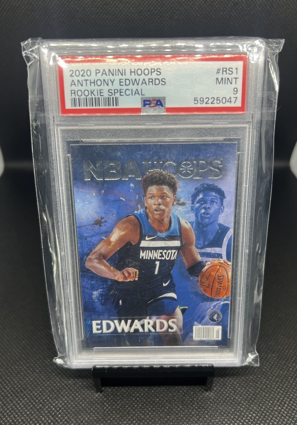 2020-21 Panini NBA Hoops Anthony Edwards Rookie Special #RS1 - PSA 9 Mint