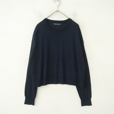 Mizuiro Ind Crew Neck Wool Knit Pullover 2024