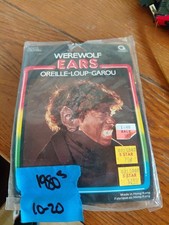 1980s Costume Werewolf Ears With Original Price And Packaging