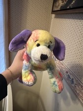 Ganz Webkinz Plush Tie Dyed Puppy No Code