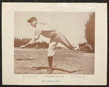 M114 BASEBALL MAGAZINE PREMIUM 1942 CLIFF MELTON!!! RARE, GREAT ITEM!!!