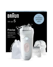 Braun Silk-épil 5 Epilator + ShaverTrimmer Comb & Exfoliation, Wet&Dry, SE5-060