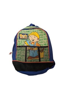 bob the builder mini backpack 16" Rolling Blue/Yellow with Straps-New with nannysclosetbestdeals Bob the Builder: Backpack Deluxe