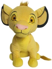 VTG Disney SIMBA Plush The Lion King 14" Lg Stuffed Animal Toy Authentic 2000