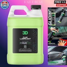 3D Clay Lubricant GLW Series, DIY Car Detailing  Hyper Slick Lubrication, 64 Oz