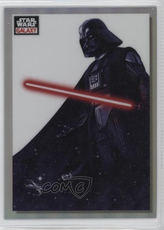 2023 Topps Chrome Star Wars Galaxy Refractor Darth Vader Dark Side #92 13a8