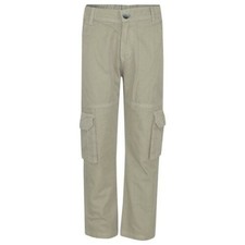 Kids Boys Cargo Trousers Silver Grey BDU Ranger's 6-Pockets Combat Fashion Pants