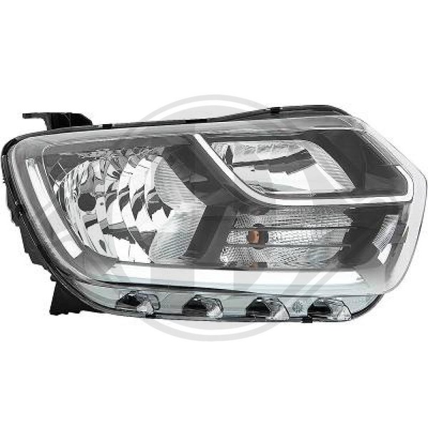 Hauptscheinwerfer Scheinwerfer Rechts H7 H1 FüR Dacia Duster Hm_ HM-image