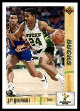 1991-92 Upper Deck Jay Humphries Milwaukee Bucks #241