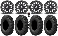 Fuel Vector Beadlock 15" Wheels 33" MotoCrusher Tires Can-Am Defender
