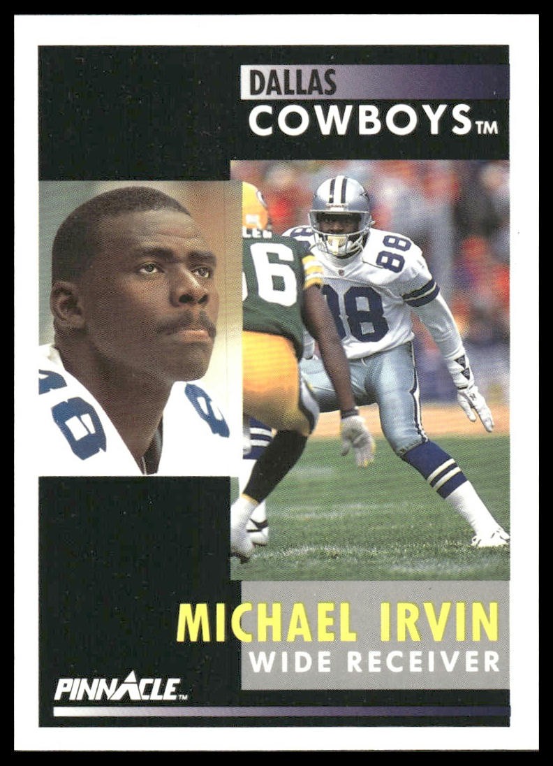 Michael Irvin 1991 Pinnacle #199 Dallas Cowboys