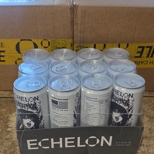 Echelon Goth Girl Spit Energy Drink Cans, Caffeine, 12 Pack 12 fl oz