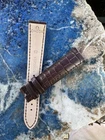 Original Omega DeVille 19mm Black brown Watch Band Strap # 98000090
