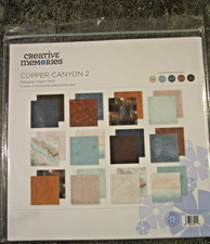 Creative Memories COPPER CANYON 2 12x12 Designer Paper Pack 12  2025 NEW