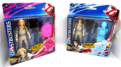Ghostbusters Action Figures Callie Spengler & Phoebe Spengler Hasbro Ectostretch
