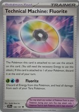188/191 TECHNICAL MACHINE: FLUORITE | UNCOMMON | SURGING SPARKS POKEMON KARTE