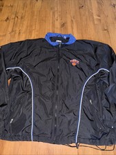 VTG NBA New York Knicks Basketball Nylon Full Zip Jacket XL RARE